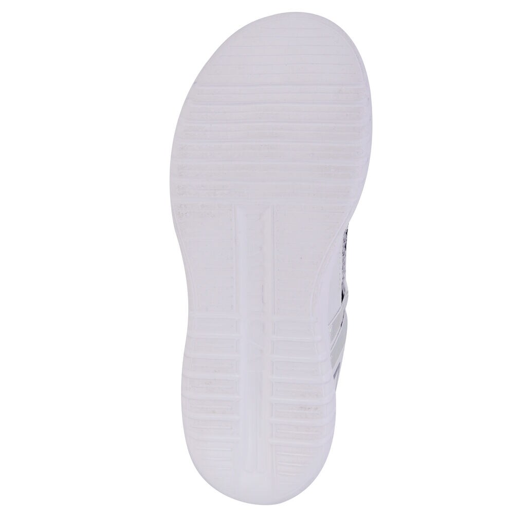 LOGO-STRAP MESH SNEAKER,Grey Heather,large