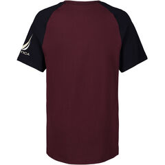 Boys' Two-Tone brand icon T-Shirt (8-20),Reckoning Red,large