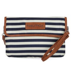 NYLON MINI WALLET CROSSBODY BAG,Workshirt Blue,large