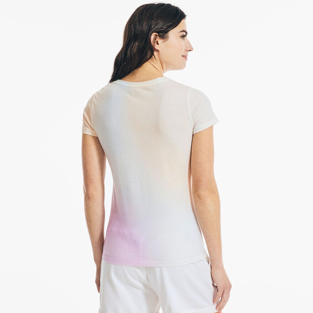 TIE-DYE GRAPHIC T-SHIRT,Bright White,large