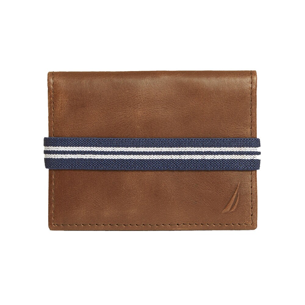 Catharpin Gusset Wallet,Brown Stone,large