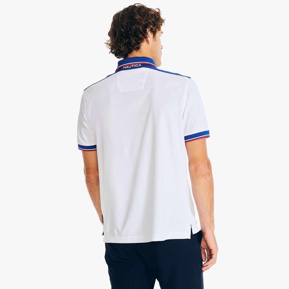 Navtech Classic Fit Polo,Bright White,large