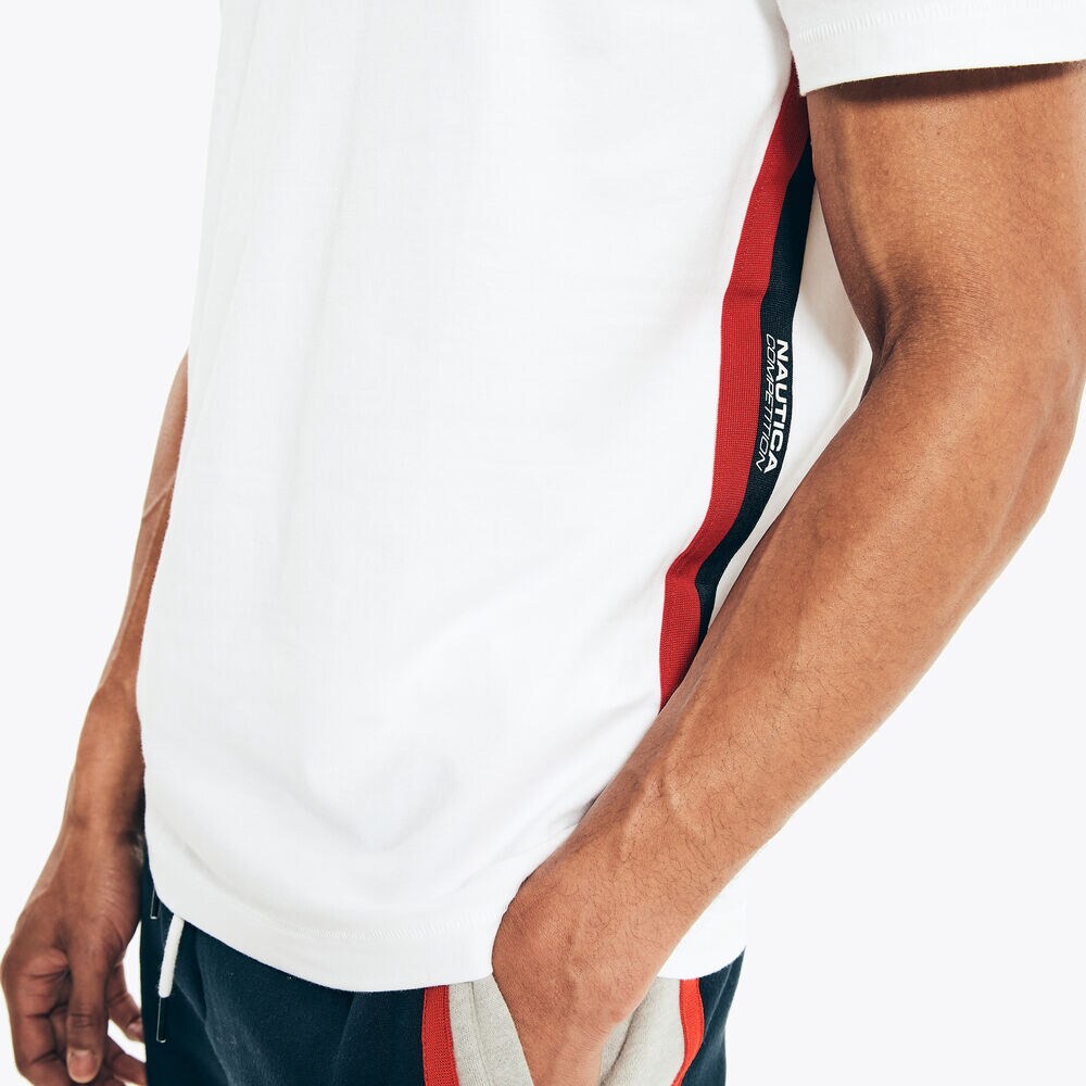 COMPETITION CREWNECK T-SHIRT,Bright White,large