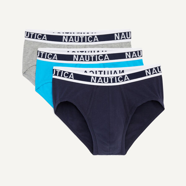 STRETCH COTTON BRIEFS, 3-PACK