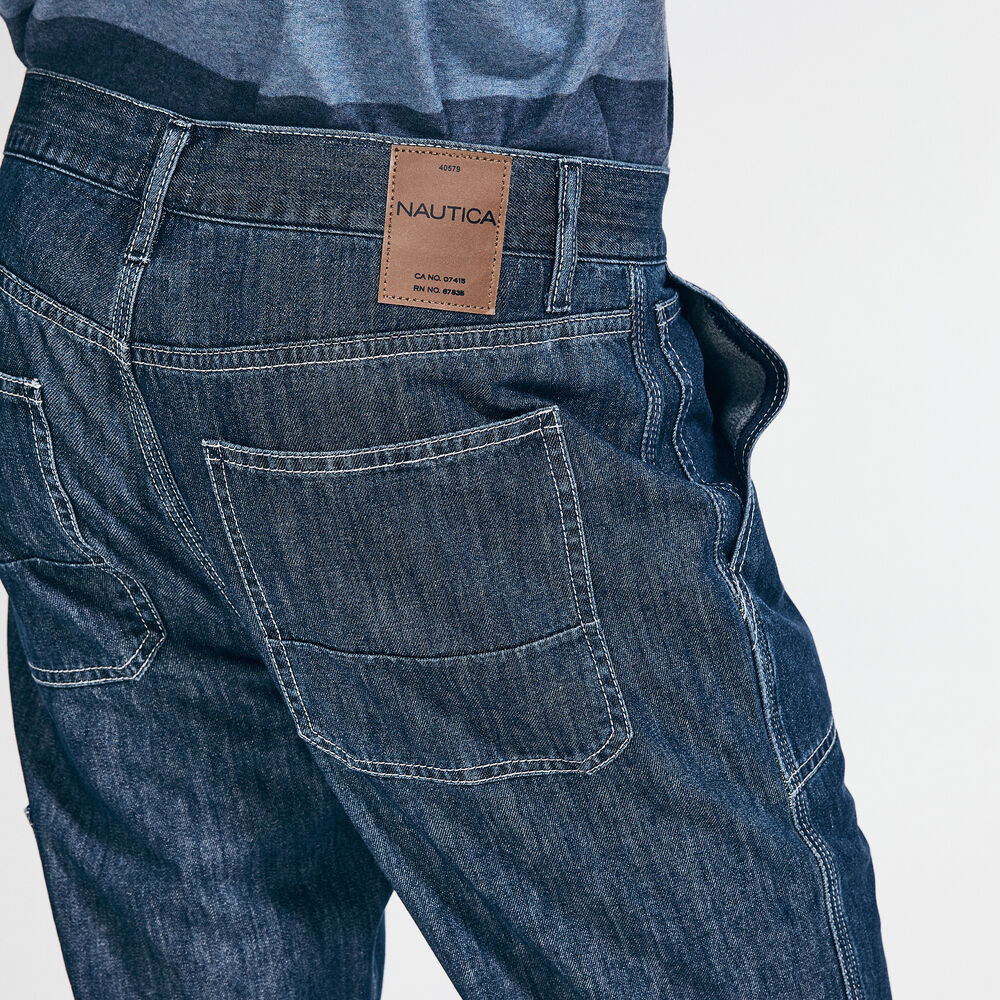 NAUTICA JEANS CO. RELAXED FIT UTILITY DENIM,Peacoat,large