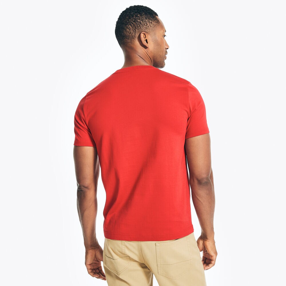 SUSTAINABLY CRAFTED NAUTICA FLAGS GRAPHIC T-SHIRT,Nautica Red,large