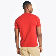 SUSTAINABLY CRAFTED NAUTICA FLAGS GRAPHIC T-SHIRT,Nautica Red,large
