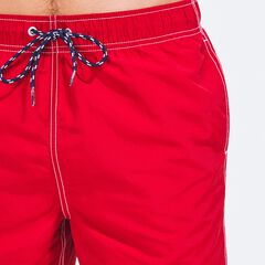 Big & Tall Anchor Full-Elastic Swim Trunks,Nautica Red,large