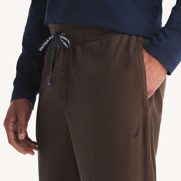 Printed Waffle-Knit Jogger Sleep Pant - 2 Pack