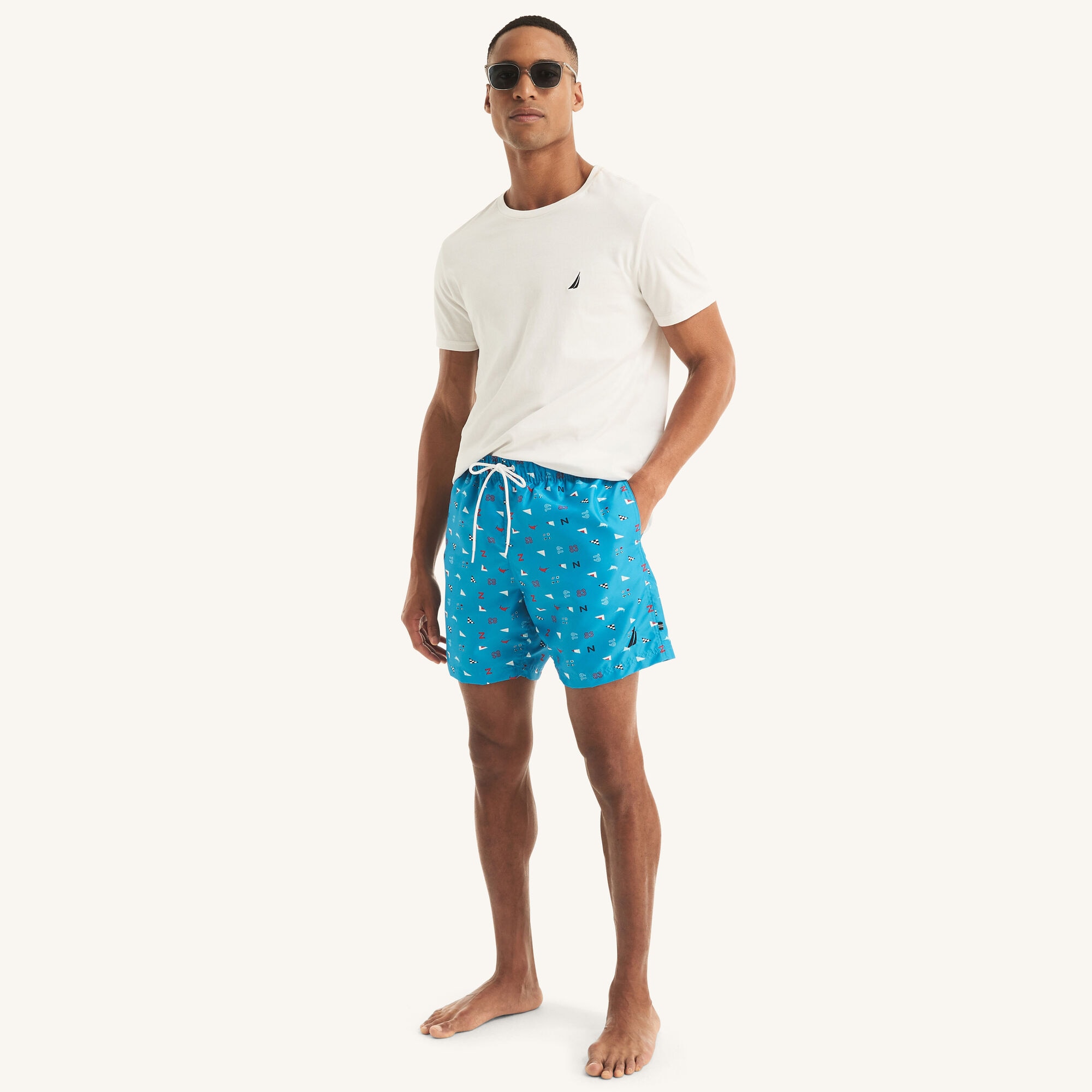 6" Quick-Dry Swim,Turquoise,large