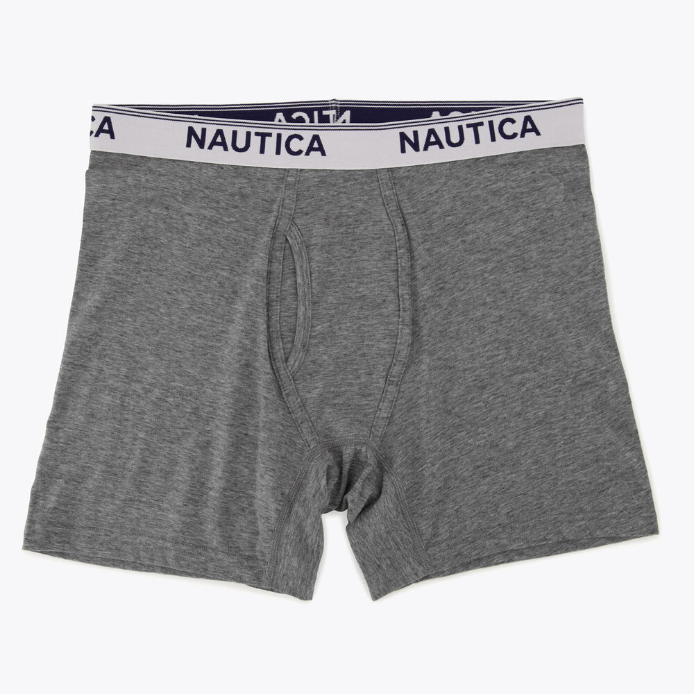 STRETCH PERFORMANCE BOXER BRIEFS, 3-PACK,Runway Grey,large