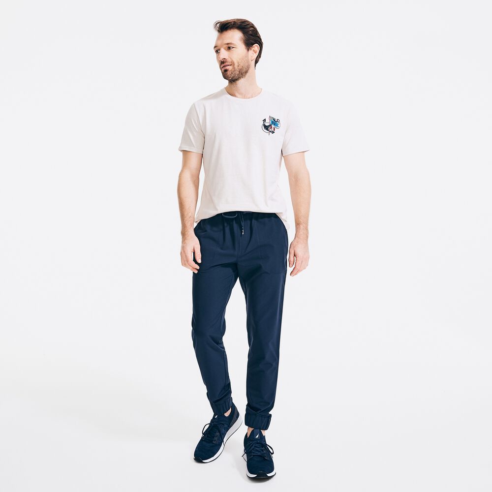 SUSTAINABLY CRAFTED GRAPHIC T-SHIRT,Oatmeal Heather,large