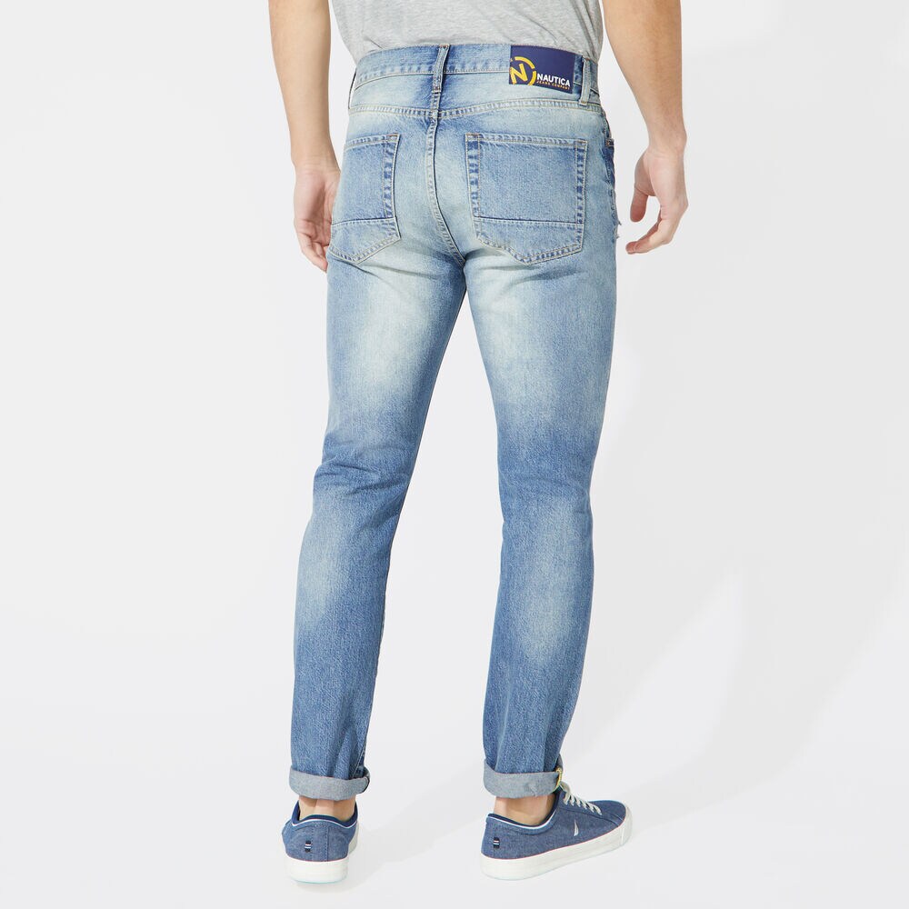 NAUTICA JEANS CO. ORIGINAL SLIM FIT DENIM,Starry Blue,large
