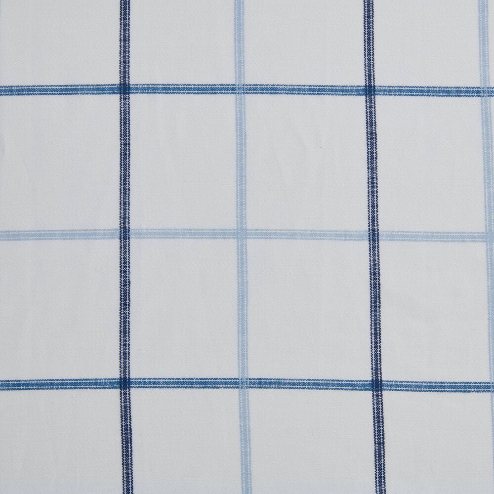 WINDOWPANE QUEEN SHEET SET,Classic Blue,large