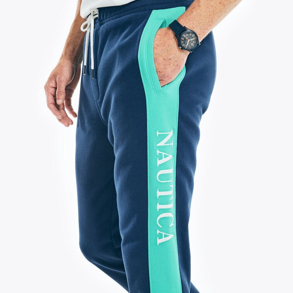 REISSUE SUSTAINABLY CRAFTED COLORBLOCK PANT,Blue Depths,large