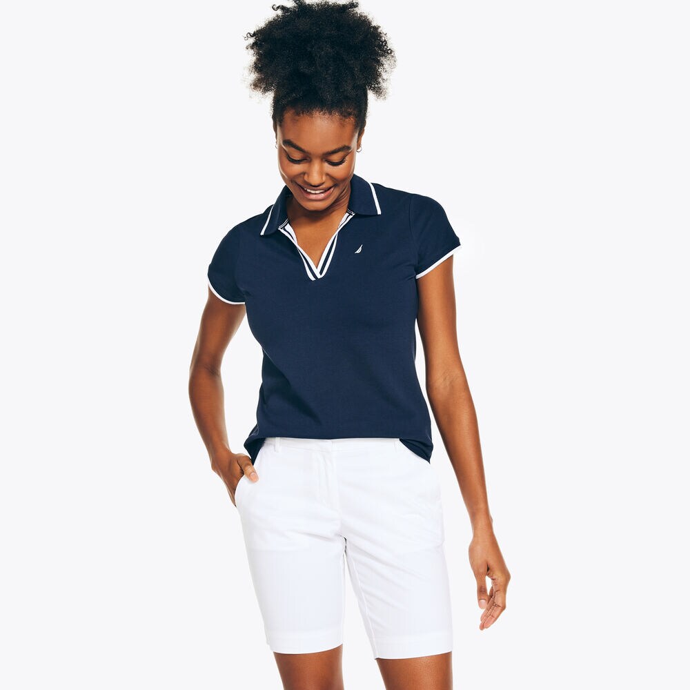 10" STRETCH-TWILL SHORT,Bright White,large