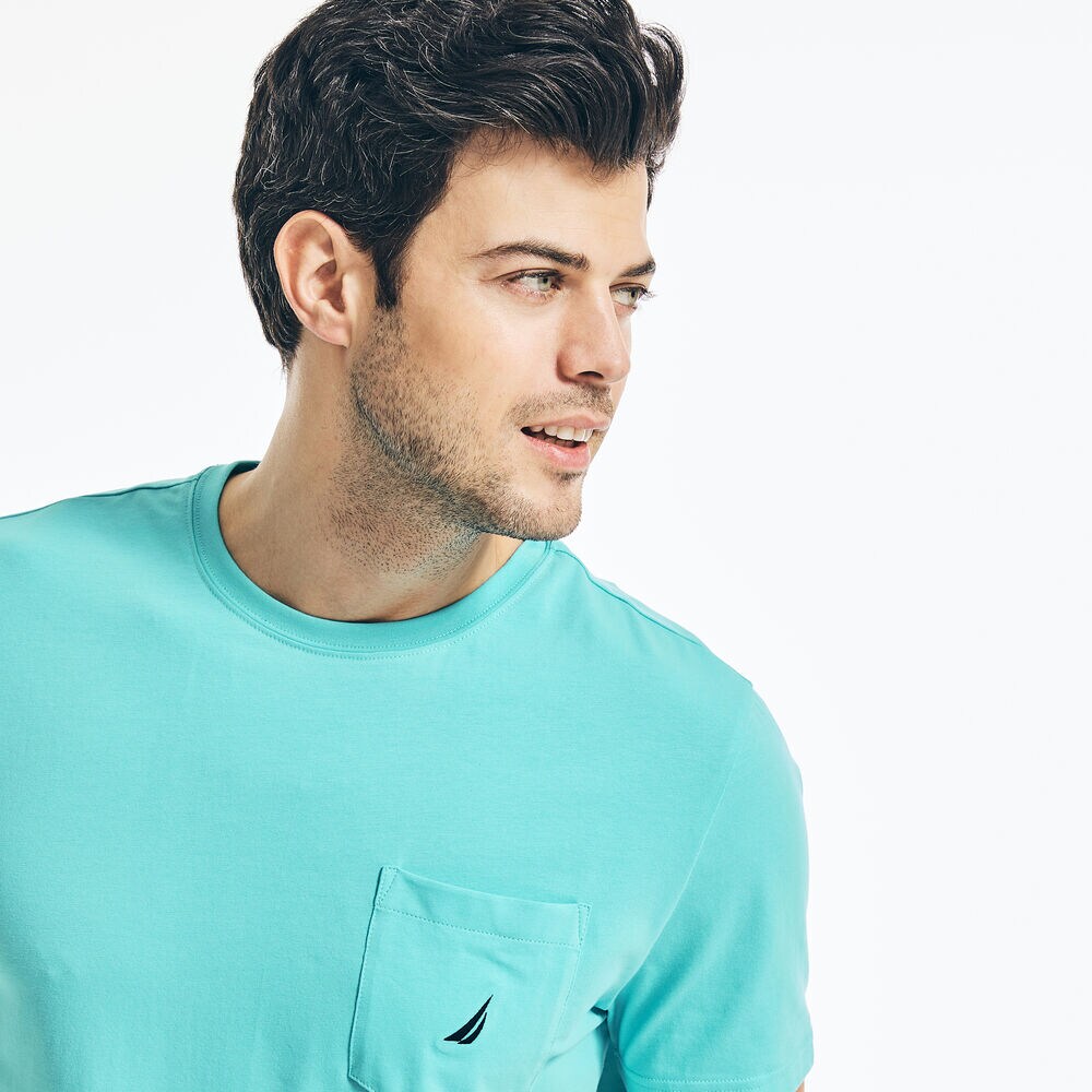 CLASSIC FIT POCKET T-SHIRT,Star Sapphire,large
