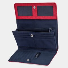 MONEY MANAGER CONTINENTAL WALLET,Nautica Red,large