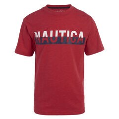 BOYS' GREG LOGO GRAPHIC TEE (8-20),Melonberry,large