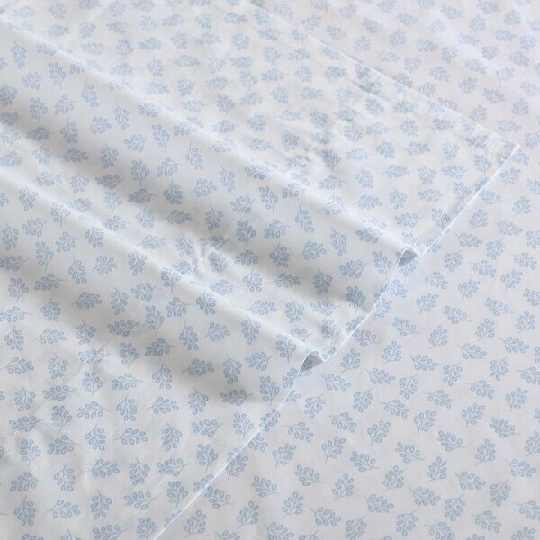 Breezy Bloom Blue King Sheet Set