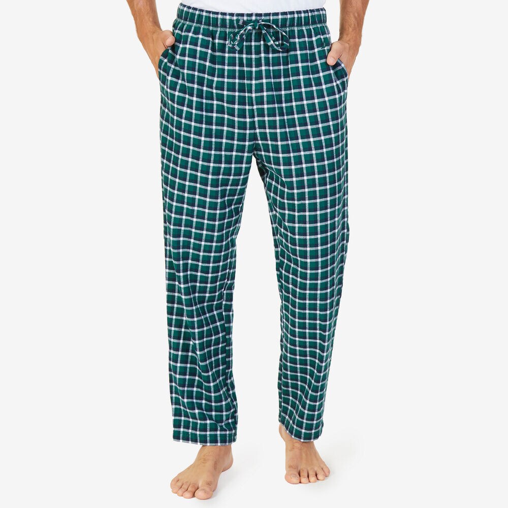 Plaid Flannel Pajama Pant,Cosmic Fern,large