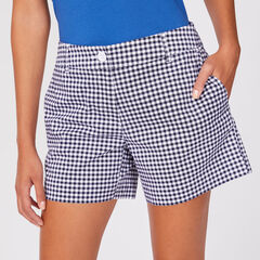 5’’ GINGHAM SHORT,Stellar Blue Heather,large