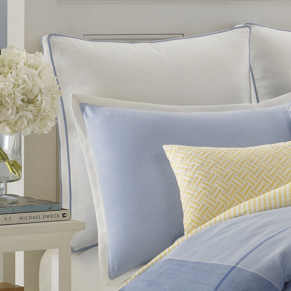 Beech Island Euro Sham,Delphinium Blue,large