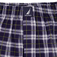 PLAID WOVEN BOXER,Horizon Blue,large