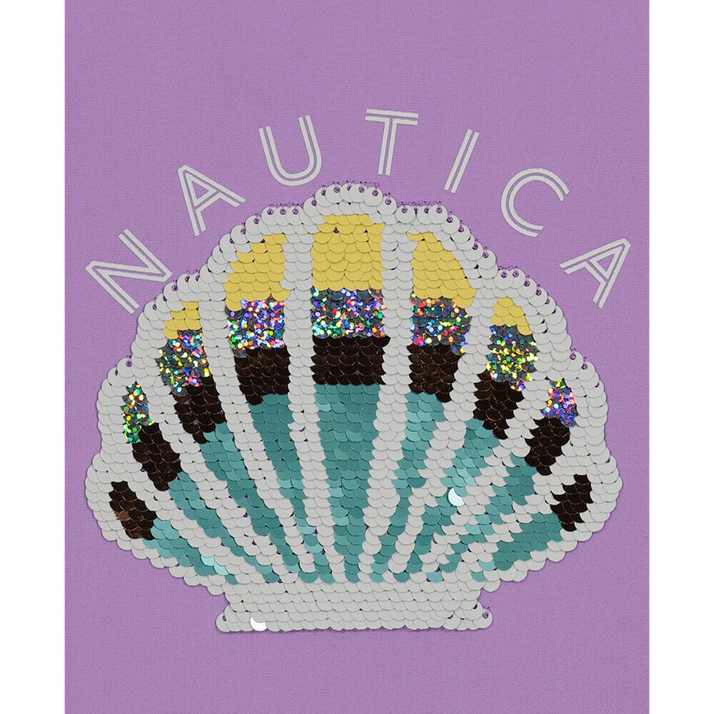 TODDLER GIRLS' SEASHELL ONE-PIECE (2T-4T),Guppy Grape,large