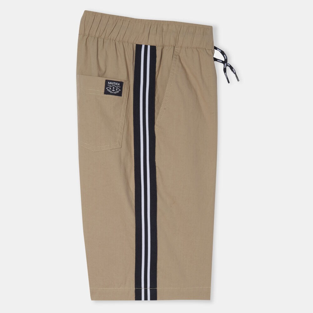 TODDLER BOYS' CODY POPLIN SHORTS (2T-4T),Fawn,large