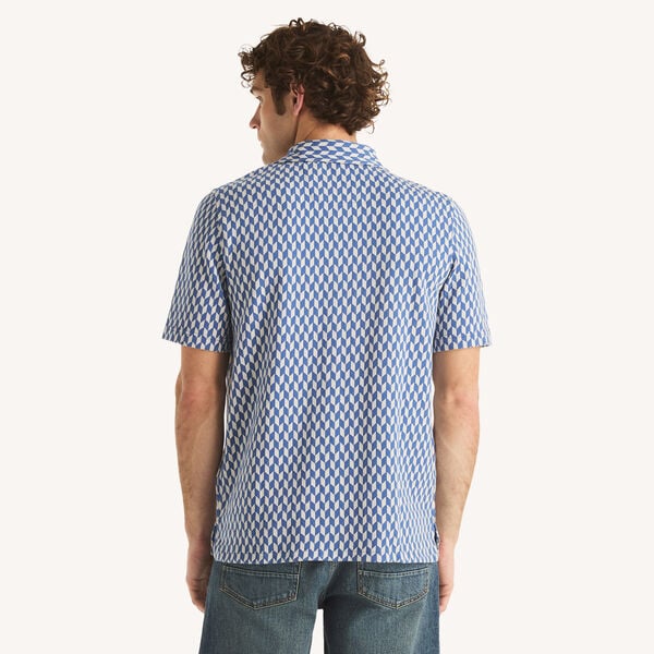 Classic Fit Button-Front Polo