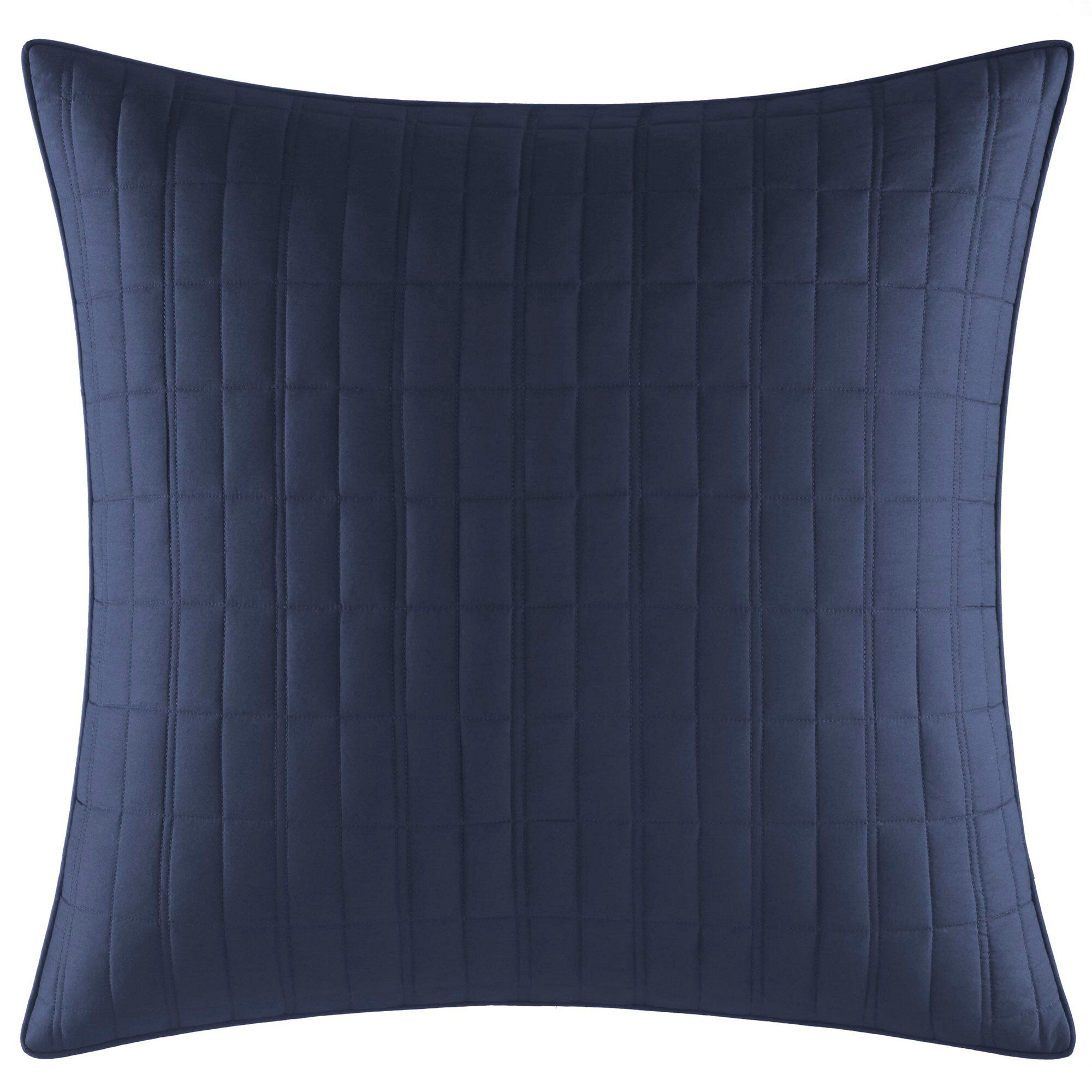 Waterbury Navy Euro Sham,Navy,large