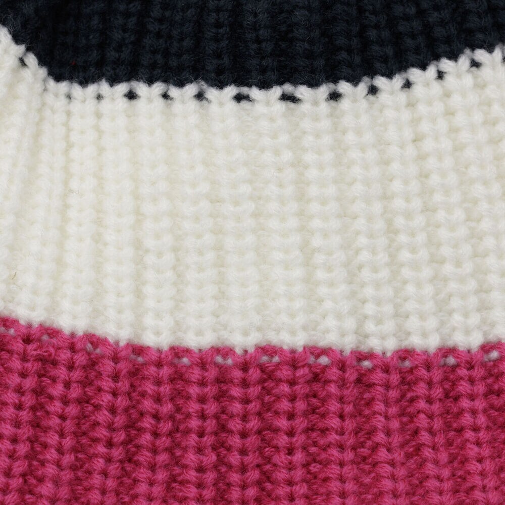 COLORBLOCK POM-POM BEANIE,Dove,large