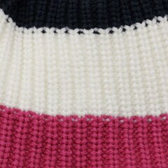 COLORBLOCK POM-POM BEANIE,Dove,large