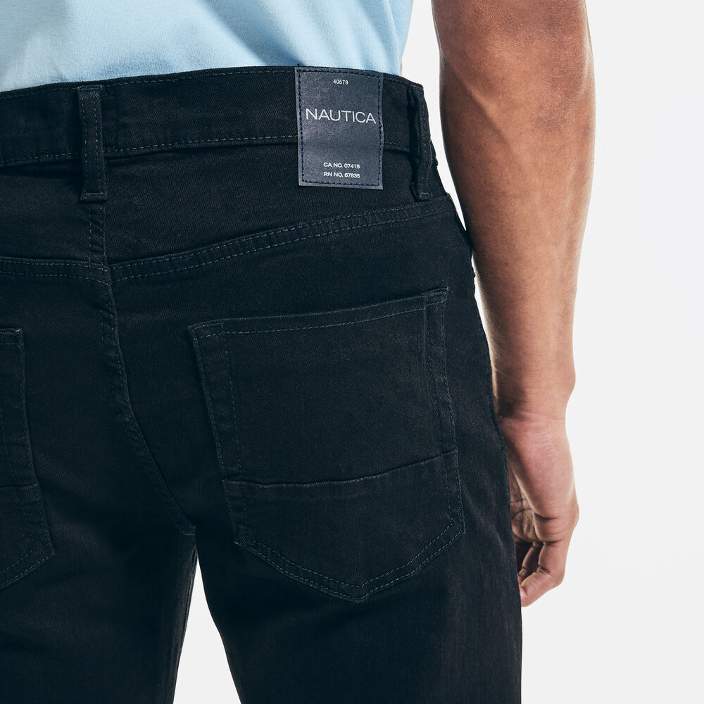 STRAIGHT FIT DENIM,Black Ink Wash,large
