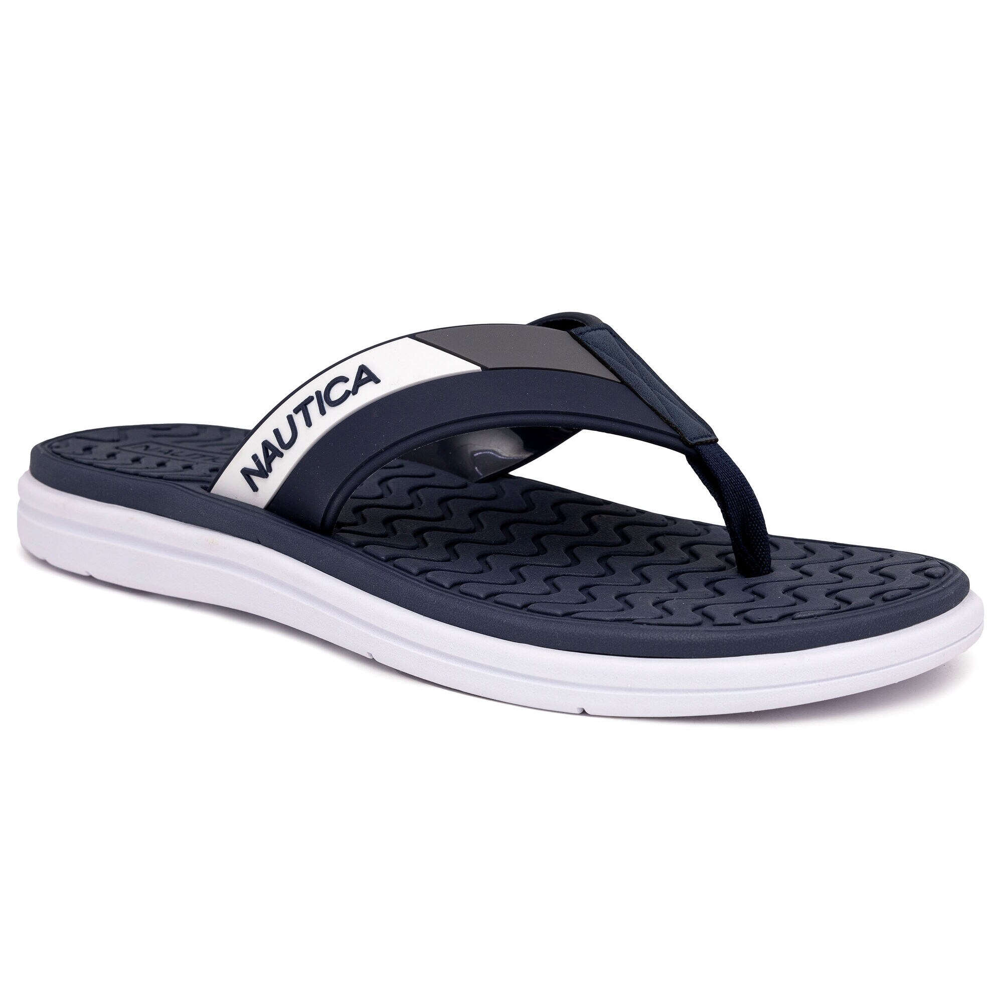 Logo Flip-Flop Sandal,Pure Deep Sea Wash,large