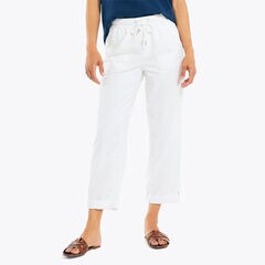 SUSTAINABLY CRAFTED PULL-ON PANT,Bright White,large