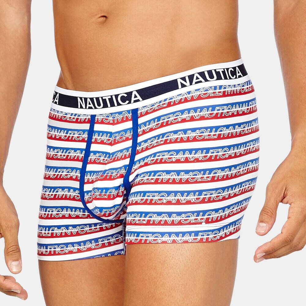 COTTON-STRETCH BOXER BRIEFS, 3-PACK,Crest Blue,large