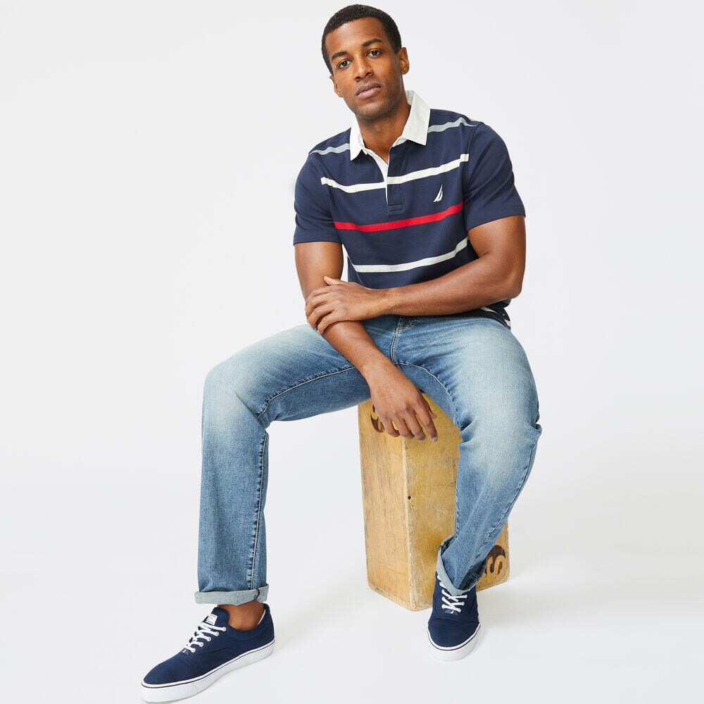 NAUTICA JEANS CO. RELAXED FIT DENIM,Blue Heather,large
