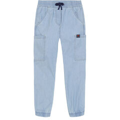 Little Girls' Denim Jogger Pant (4-6X),Green,large