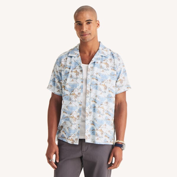 Printed Camp Shirt 
