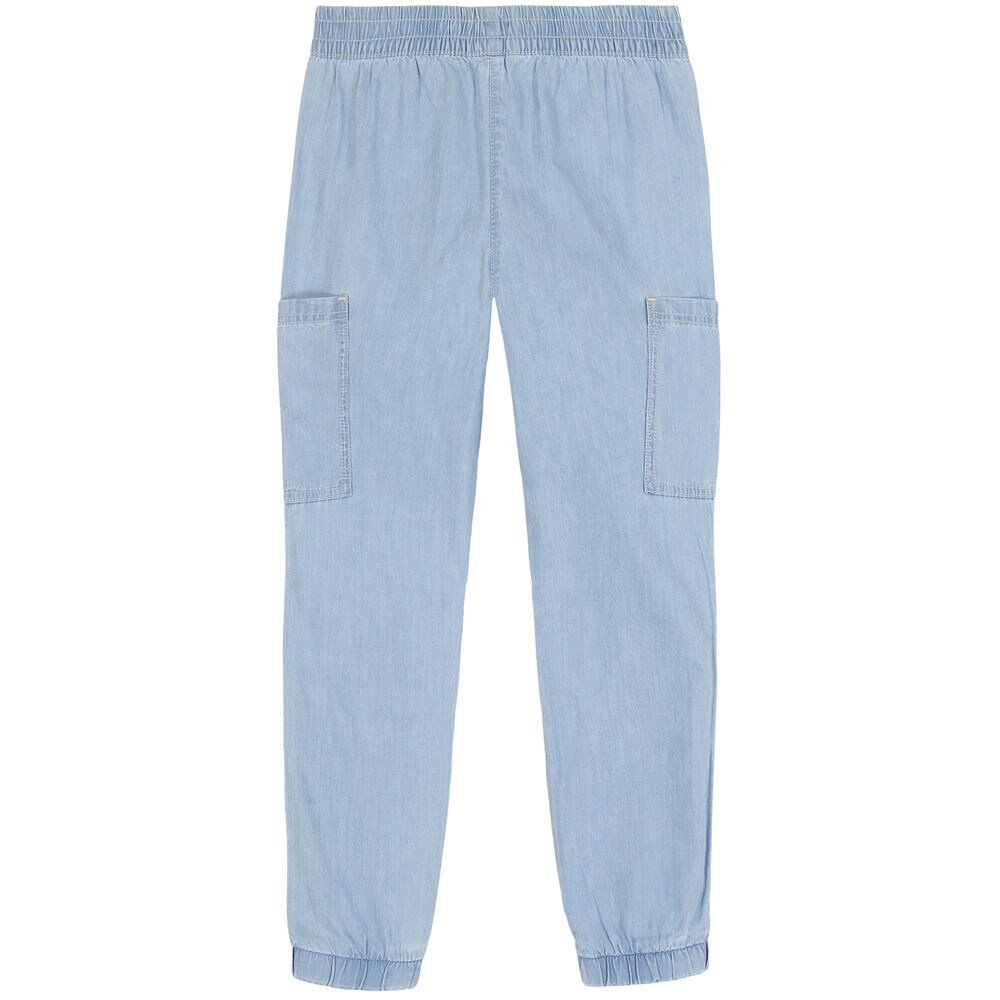 Little Girls' Denim Jogger Pant (4-6X),Green,large