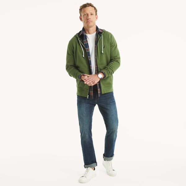 Full-Zip Fleece Hoodie