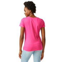 SOLID CREWNECK T-SHIRT,Leis Pink,large