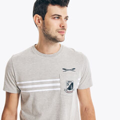 ROWING TEAM GRAPHIC T-SHIRT,Grey Heather,large