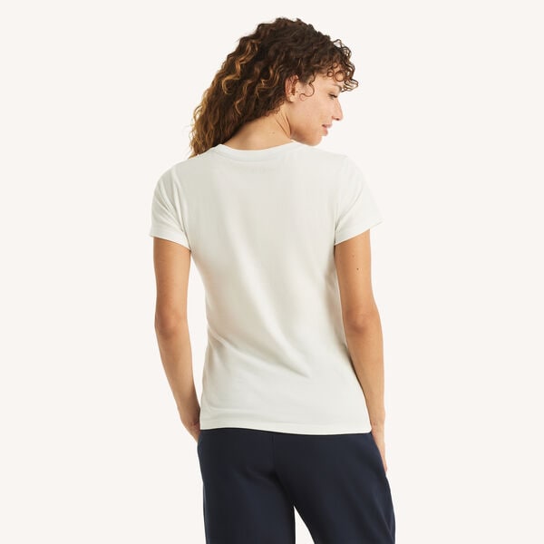 Rhinestone Logo Graphic T-Shirt