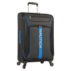 Bounty 24" Expandable Spinner Luggage,Black,large