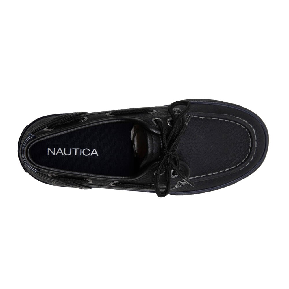 BOY'S SPINNAKER BOAT SHOE,Charcoal,large