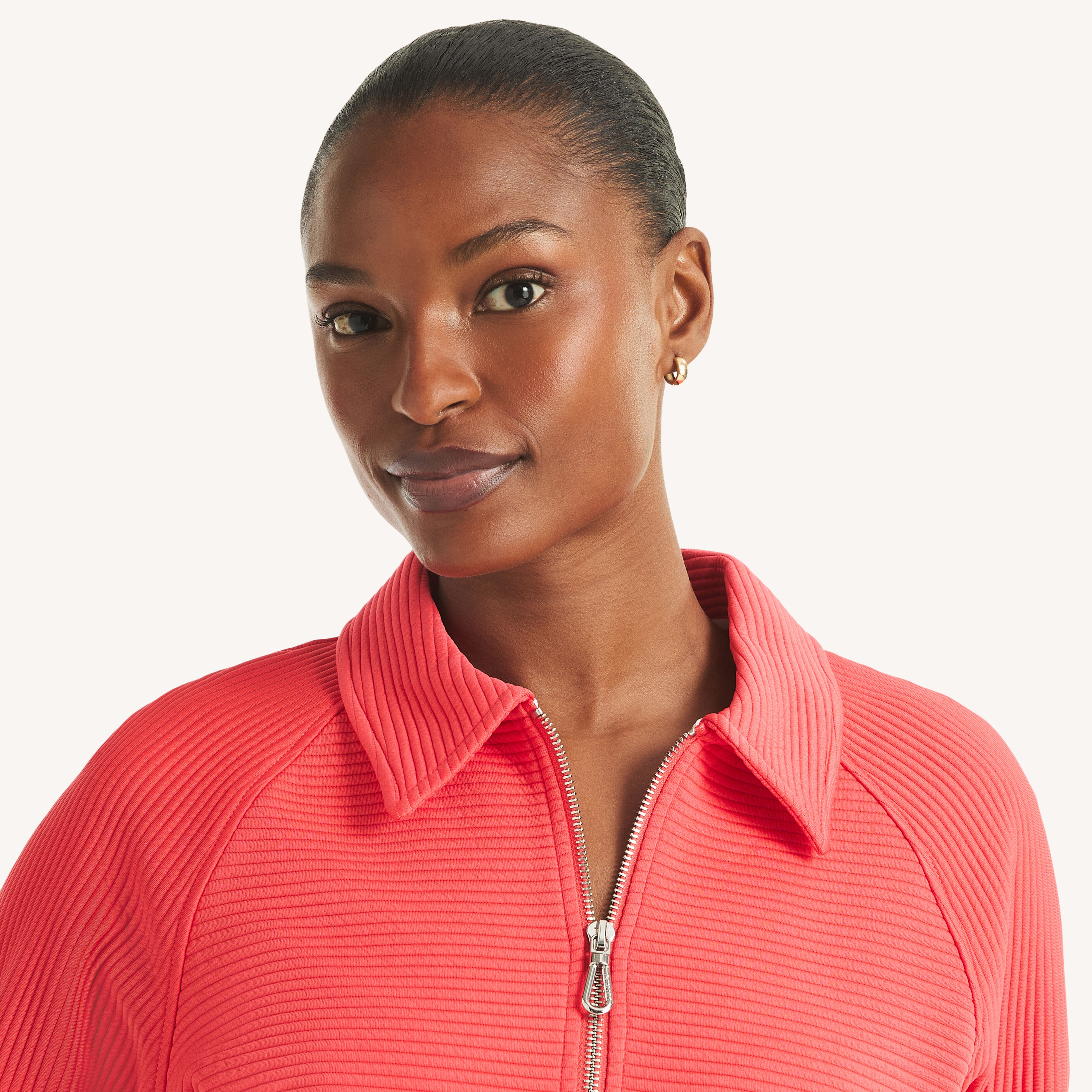 Mock-Neck Fleece Full-Zip Jacket | Nautica