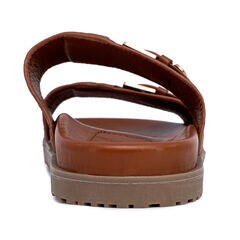 Slip-On Sandal,Dark Brown Heather,large